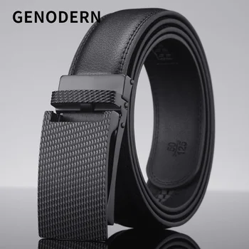 Универсальный мужской кожаный брючный ремень Business Comfort Click Belt