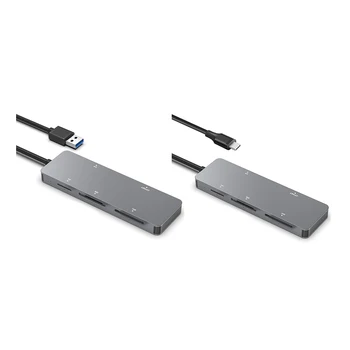 Устройство чтения смарт-карт 5 в 1 USB 3.0 USB / Type-C для CFast/CF/ XD/ Secure Digital/TF для бытовых Компьютерных Аксессуаров