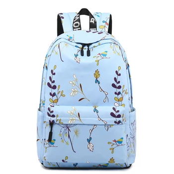 Школьные сумки для ноутбука в колледже для девочек, повседневные водонепроницаемые школьные рюкзаки, дорожная сумка с цветочным принтом, женский рюкзак sac a dos mochila