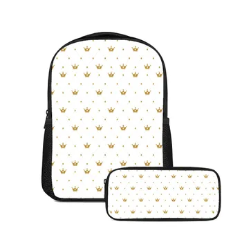 Школьный ранец Crown для учащихся начальной и средней школы, детский рюкзак, сумка для карандашей