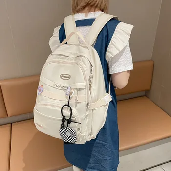 Школьный рюкзак для студентов колледжа, японский школьный рюкзак для старшеклассников, дорожный рюкзак большой емкости, двойная сумка через плечо