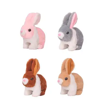 Электрические игрушки-кролики, шевелящие ушками, электронная интерактивная игрушка для раннего обучения