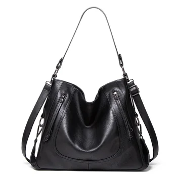 женские сумки 2023 кожаные винтажные коричневые роскошные дизайнерские сумки через плечо высокого качества брендовые сумки через плечо для женщин bolso mujer
