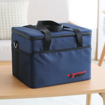 сумка для ланча 28Л Большой емкости, портативная изолированная термосумка для пикника с едой для женщин, детей, мужчин, семейный ланч-бокс, сумка-холодильник